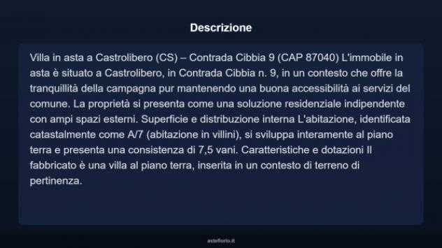 Immobile in asta di 857 m² in vendita a Castrolibero - Foto 16