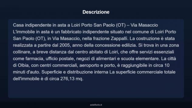 Immobile in asta di 276 m² con più di 5 locali e box auto in vendita a Loiri Porto San Paolo - Foto 4