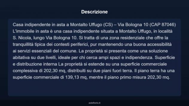 Immobile in asta di 202 m² in vendita a Montalto Uffugo - Foto 3