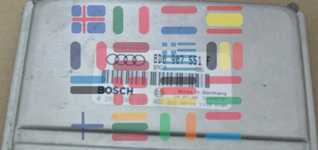 0261206635 8D0907551F Audi A4 2.7 centralina motore Bosch - Foto 2