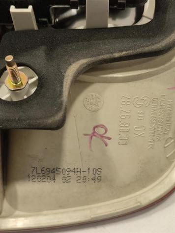 STOP POSTERIORE DESTRO INTEGRATO NEL PORTELLO VOLKSWAGEN Touareg 1° Serie 7L6945094H AYH (0206) - Foto 5