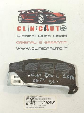AIRBAG SEDILE SINISTRO FIAT 500 L Serie (351_352) 00518891750 199B4000 (12)