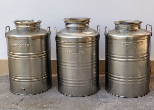 Fusti in acciaio inox