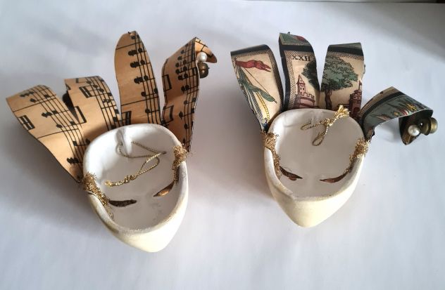 Maschere veneziane vinta anni '80 ,decorative da parete, - Foto 3