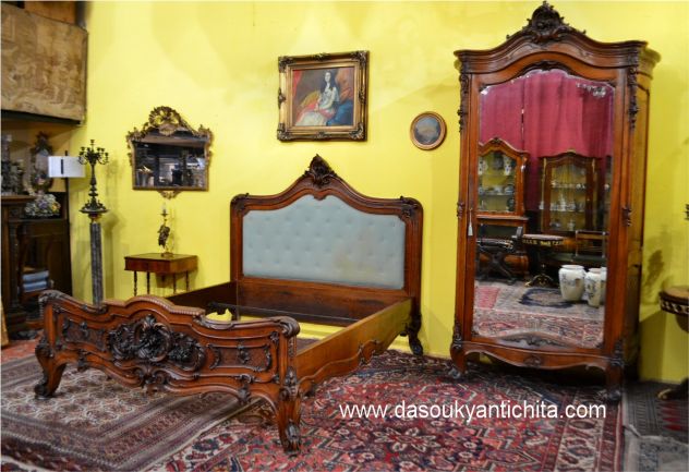 Armadio stile Luigi XV rocaille prima metà del XX - Foto 7