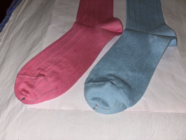 2 PAIA DI CALZE NUOVE DA UOMO LEGGERE FIRMATE ORIGINALI:”PAUL SMITH”MADE IN ITAL - Foto 8