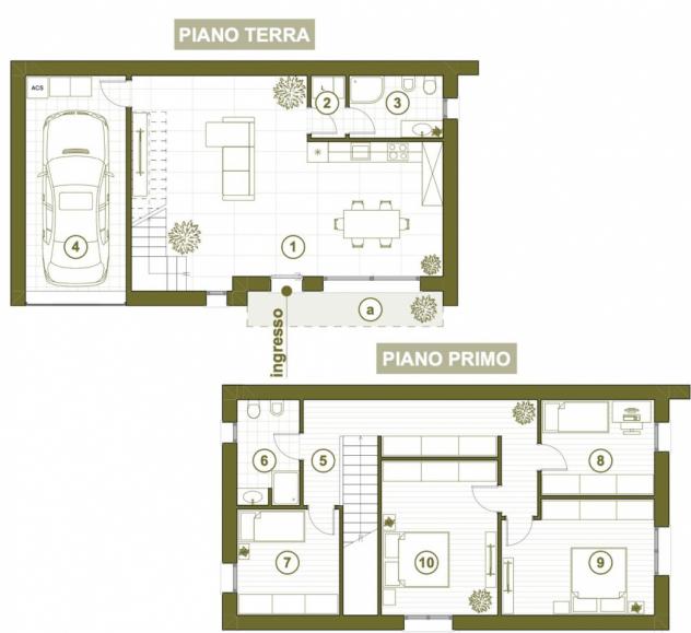 VILLA A SCHIERA di 6 vani e di 143 mq (CAMPOLONGO MAGGIORE) rif. 073 - Foto 4