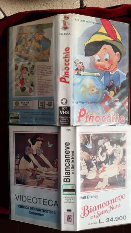 VHS ECLECTA PINOCCHIO e BIANCANEVE e altre - Foto 4