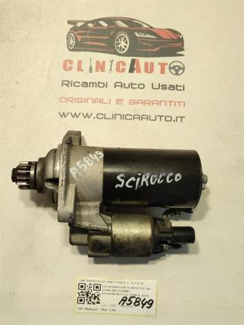 MOTORINO D' AVVIAMENTO VOLKSWAGEN Scirocco Serie (137) 02Z911023R 0001142003 CAX benzina 1390 (0814) - Foto 2
