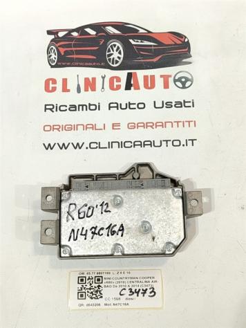 CENTRALINA AIRBAG MINI Countryman 1° Serie 65.77 9807169 N47C16A (10) - Foto 3
