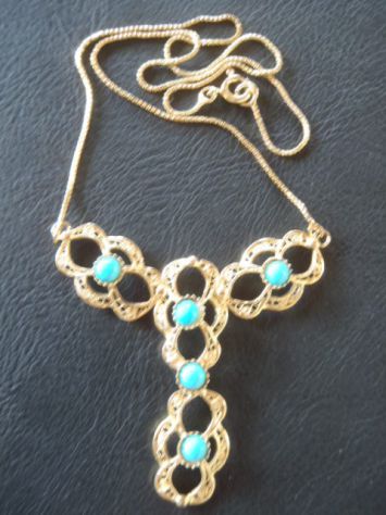 Collana con pietre turchese - Foto 2