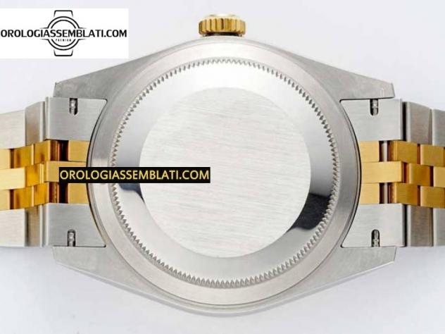 Rolex Replica SKYDWELLER SS/YG BEST EDITION QUADRANTE NERO SU BRACCIALE SS/YG JUBILEE A23J - Foto 5