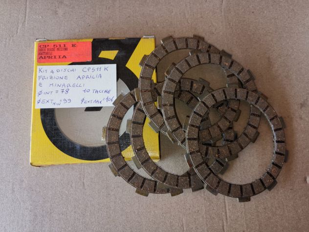Serie dischi Frizione Aprilia Minarelli Holdit CP 511 K