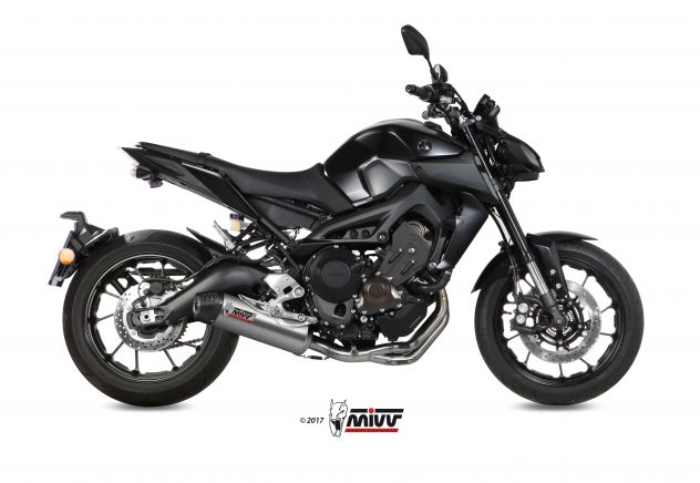 Terminale di scarico per Yamaha Mt 09 Mivv X-M1 Oval Suono Akrapovic titanio - Foto 2