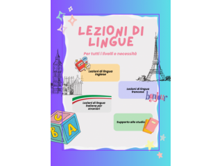 Lezioni private di francese, inglese, italiano