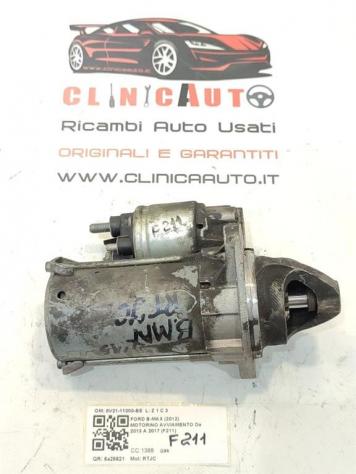 MOTORINO D' AVVIAMENTO FORD B - Max Berlina 8V21-11000-BE RTJC bifuel/gas 1388 (12)