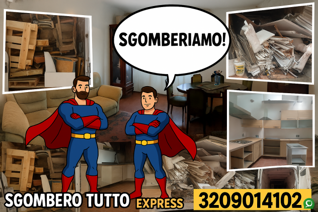 SGOMBERI CASA, CANTINA O UFFICIO? CI PENSIAMO NOI!INOLTRE TRASLOCHI URGENTI 48H - Foto 3