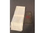 bandana foulard bianco nuovo con confezione