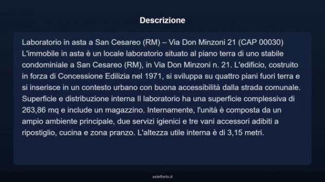 Immobile in asta di 263 m² in vendita a San Cesareo - Foto 4