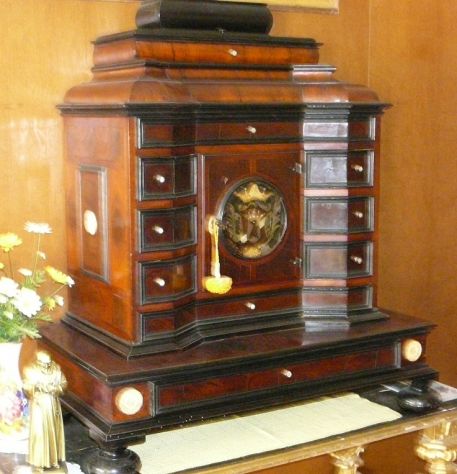 Portagioie intarsiato 1700