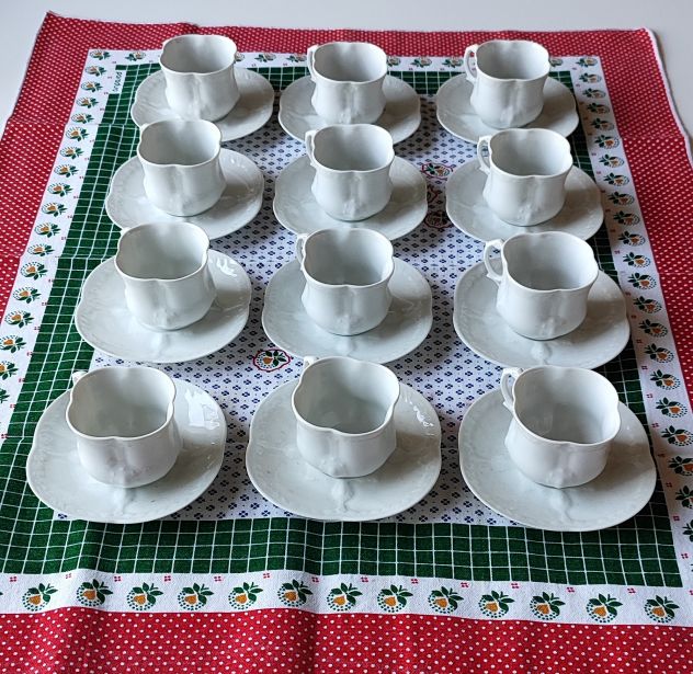 Servizio da 12 tazzine caffè Limoges - Foto 6