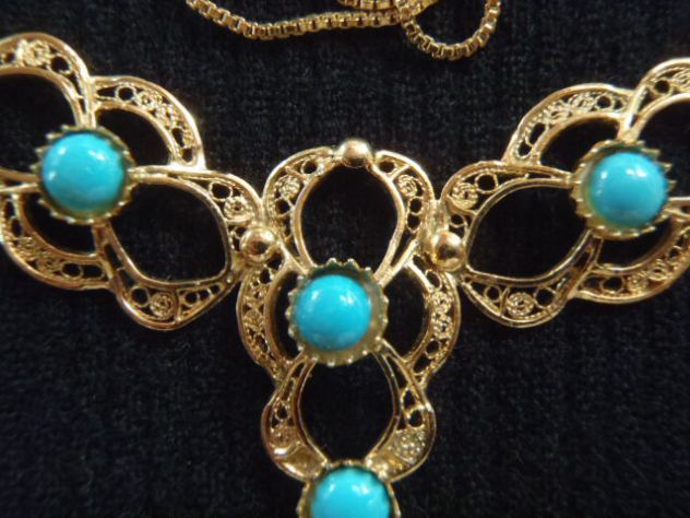 Collana con pietre turchese - Foto 5
