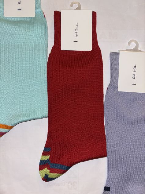 3 PAIA DI CALZE NUOVE DA UOMO LEGGERE FIRMATE ORIGINALI”PAUL SMITH”MADE IN ITALY - Foto 5