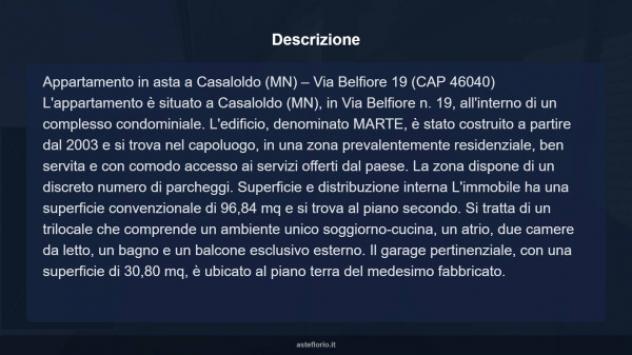 Immobile in asta di 96 m², box auto in vendita a Casaloldo - Foto 10