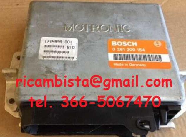 0261200154 BMW E30 325E centralina motore Motronic