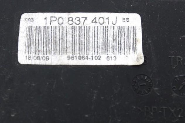 1P0837461A MOTORINO MECCANISMO ALZA-VETRO ALZA-CRISTALLO PORTA ANTERIORE SINISTRA SEAT LEON FR 1.4 B 92KW 6M 5P (2009) RICAMBIO USATO 1P0837401J 1T095 - Foto 4