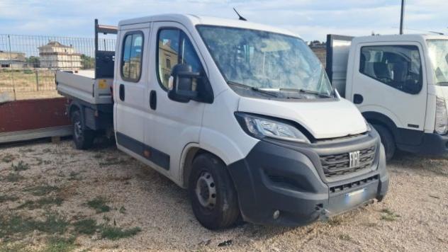 FIAT DUCATO 7 POSTI CON GRU SINISTRATO 2300 rif. 24079193 - Foto 2