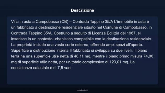 Immobile in asta di 133 m² in vendita a Campobasso - Foto 3