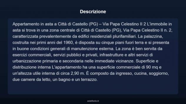 Immobile in asta di 90 m², box auto in vendita a Città di Castello - Foto 4