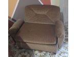 Poltrona letto in velluto
