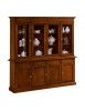 Credenza Con Vetrina In Legno Massello 205 X 42 X 205 - Foto 2