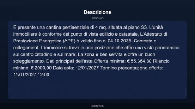 Immobile in asta di 54 m² in vendita a Sanremo - Foto 4