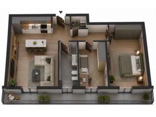 Trilocale a Cassina de' Pecchi con balcone - 800eu