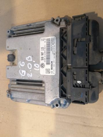 CENTRALINA MOTORE VOLKSWAGEN Golf 6 Berlina 5k0 907 115 benzina 12.0 (0812)