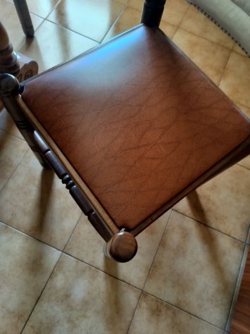Credenza Cristalliera vintage con tavolo e sedie - Foto 4