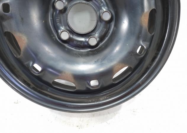 CERCHIO IN FERRO VOLKSWAGEN Polo 5° Serie 6Q0601027AC (0917) - Foto 3