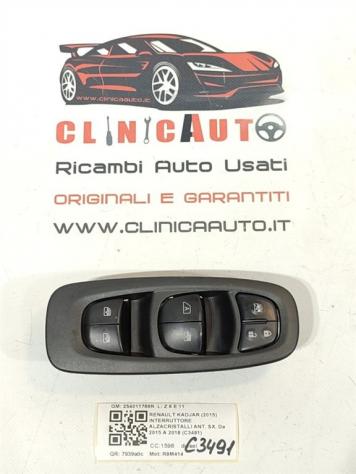PULSANTIERA ANTERIORE SINISTRA RENAULT Kadjar Serie 254011766R R9M414 (15)