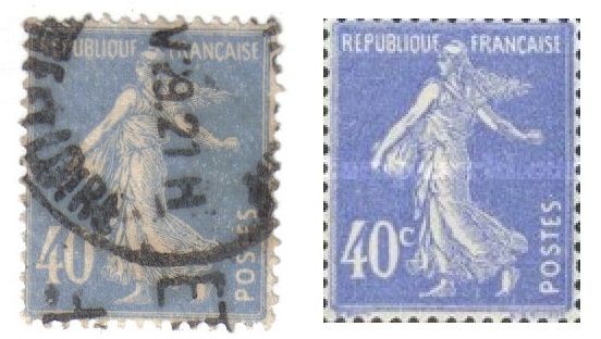 A124 - RARA VARITA' DI FRANCOBOLLI FRANCESI