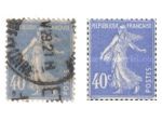 A124 - RARA VARITA' DI FRANCOBOLLI FRANCESI