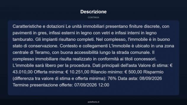 Immobile in asta di 16 m² in vendita a Teramo - Foto 9