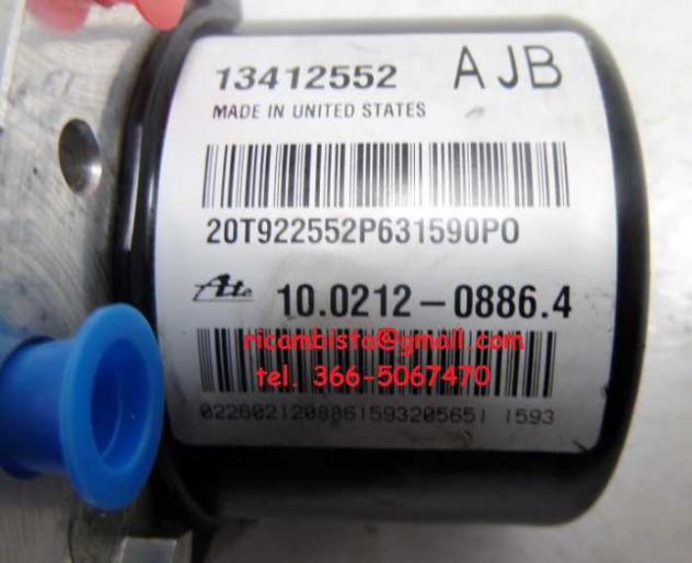 10021208864 13384014 Opel Astra J ABS