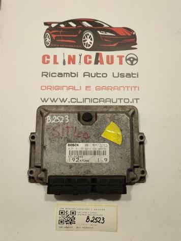 CENTRALINA MOTORE FIAT Stilo Berlina 5P 55191209 0281011553 192B5000 diesel 1910 (0110)