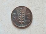Moneta 5 centesimi, 1931, Italia