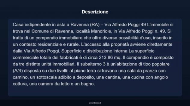 Immobile in asta di 213 m², box auto in vendita a Ravenna - Foto 4