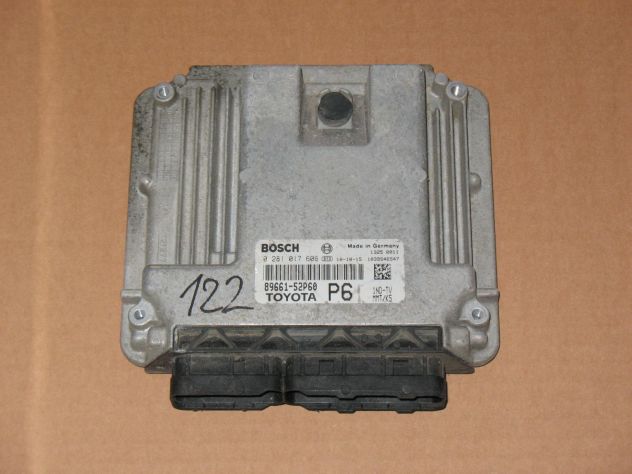 0281017606 ECU TOYOTA YARIS 1.4 EDC17CP37 0281017606 89661-52P60 8966152P60