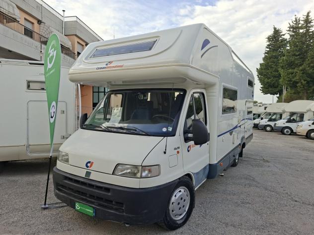 CAMPER CI DUCATO MANSARDATO 7 POSTI DOPPIA DINETTE LETTI CASTELLO FOTOVOLTAICO PORTABICI CAMPEGGIO USATI GENERALI 1781 - Foto 2